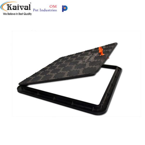 Kaival Platinum Plastic Manhole Cover (Black) size (24 X 24) - Image 2