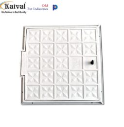 Kaival Platinum Plastic Manhole Cover (White)